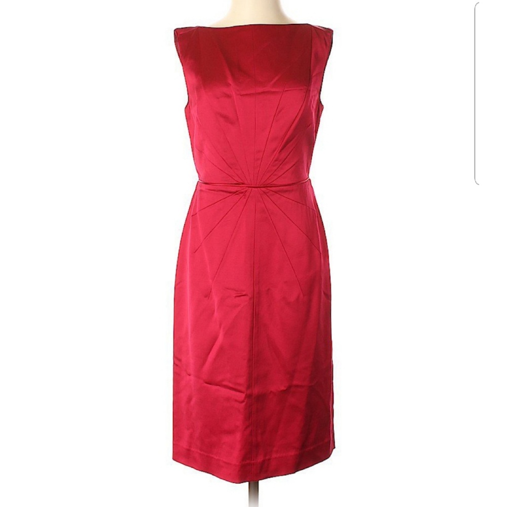 Banana republic red cocktail dress